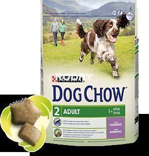 Dog Chow adulto cordero 2,5 Y 14 K comida perros - Imagen 1